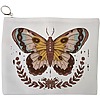Portfard Cosmetice tip Plic Brown Butterfly, 23x18 cm, Alb, BEKZ® 13 Portfard Cosmetice tip Plic Brown Butterfly 23x18 cm Alb BEKZ®