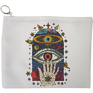 Portfard Cosmetice tip Plic Energy Mood 4, 23x18 cm, Alb, BEKZ®