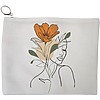 Portfard Cosmetice tip Plic, Flower Lady 1, 23x18 cm, Alb, BEKZ® 13 Portfard Cosmetice tip Plic Flower Lady 1 23x18 cm Alb BEKZ®