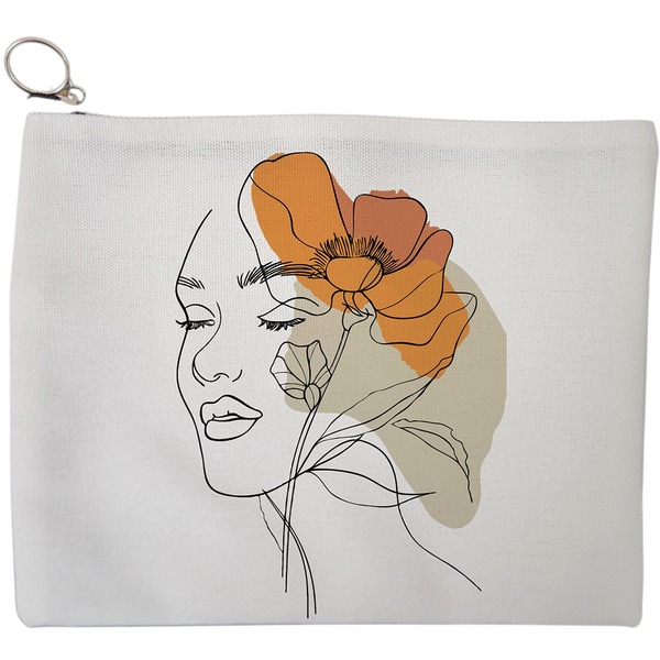 Portfard Cosmetice tip Plic, Flower Lady 12, 23x18 cm, Alb, BEKZ® 9 Portfard Cosmetice tip Plic Flower Lady 12 23x18 cm Alb BEKZ®