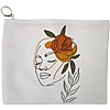 Portfard Cosmetice tip Plic, Flower Lady 7, 23x18 cm, Alb, BEKZ® 13 Portfard Cosmetice tip Plic Flower Lady 7 23x18 cm Alb BEKZ®