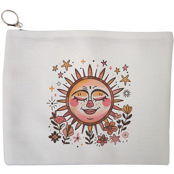 Portfard Cosmetice tip Plic Happy Sun, 23x18 cm, Alb, BEKZ® 9 Portfard Cosmetice tip Plic Happy Sun 23x18 cm Alb BEKZ®