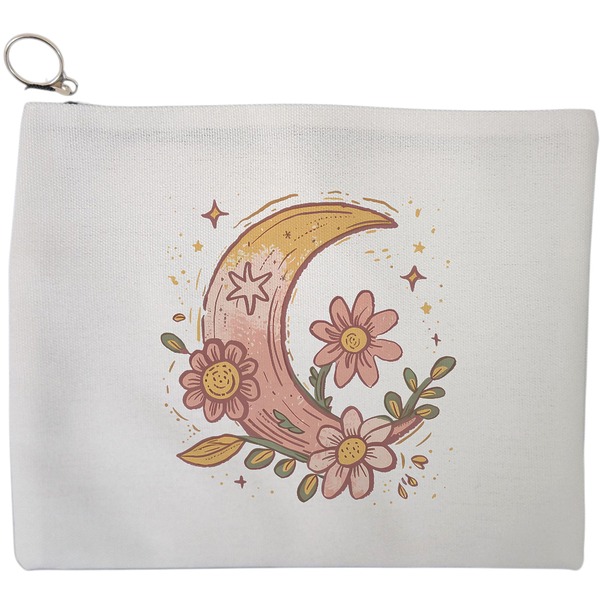 Portfard Cosmetice tip Plic Moon Flower, 23x18 cm, Alb, BEKZ® 9 Portfard Cosmetice tip Plic Moon Flower 23x18 cm Alb BEKZ®
