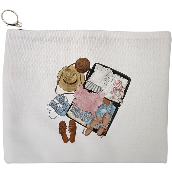 Portfard Cosmetice tip Plic Travel Girl 10, 23x18 cm, Alb, BEKZ® 9 Portfard Cosmetice tip Plic Travel Girl 10 23x18 cm Alb BEKZ®