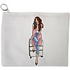 Portfard Cosmetice tip Plic Travel Girl, 23x18 cm, Alb, BEKZ® 13 Portfard Cosmetice tip Plic Travel Girl 23x18 cm Alb BEKZ®