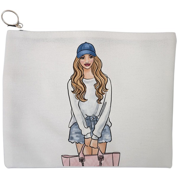 Portfard Cosmetice tip Plic Travel Girl 4, 23x18 cm, Alb, BEKZ® 9 Portfard Cosmetice tip Plic Travel Girl 4 23x18 cm Alb BEKZ®