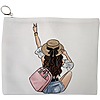 Portfard Cosmetice tip Plic Travel Girl 9, 23x18 cm, Alb, BEKZ® 13 Portfard Cosmetice tip Plic Travel Girl 9 23x18 cm Alb BEKZ®