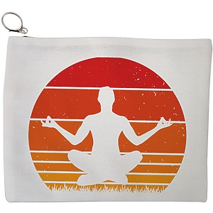 Portfard Cosmetice tip Plic Yoga 11, 23x18 cm, Alb, BEKZ®