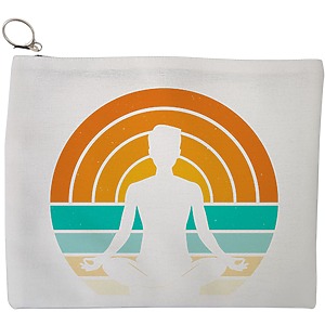 Portfard Cosmetice tip Plic Yoga 14, 23x18 cm, Alb, BEKZ®