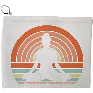 Portfard Cosmetice tip Plic Yoga 16, 23x18 cm, Alb, BEKZ®