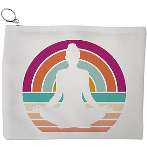 Portfard Cosmetice tip Plic Yoga 17, 23x18 cm, Alb, BEKZ®