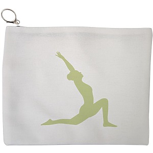 Portfard Cosmetice tip Plic Yoga 2, 23x18 cm, Alb, BEKZ®