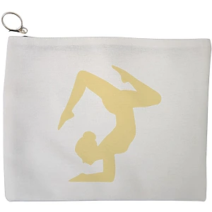 Portfard Cosmetice tip Plic Yoga 3, 23x18 cm, Alb, BEKZ®