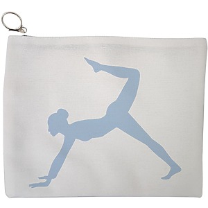 Portfard Cosmetice tip Plic Yoga 5, 23x18 cm, Alb, BEKZ®