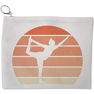 Portfard Cosmetice tip Plic Yoga 6, 23x18 cm, Alb, BEKZ®