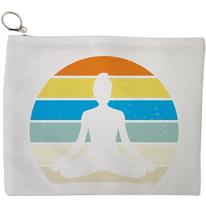 Portfard Cosmetice tip Plic Yoga 9, 23x18 cm, Alb, BEKZ®