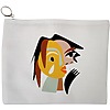 Portfard Cosmetice tip Plic, model Abstract face 2, 23x18 cm, Alb, BEKZ® 13 Portfard Cosmetice tip Plic model Abstract face 2 23x18 cm Alb BEKZ®