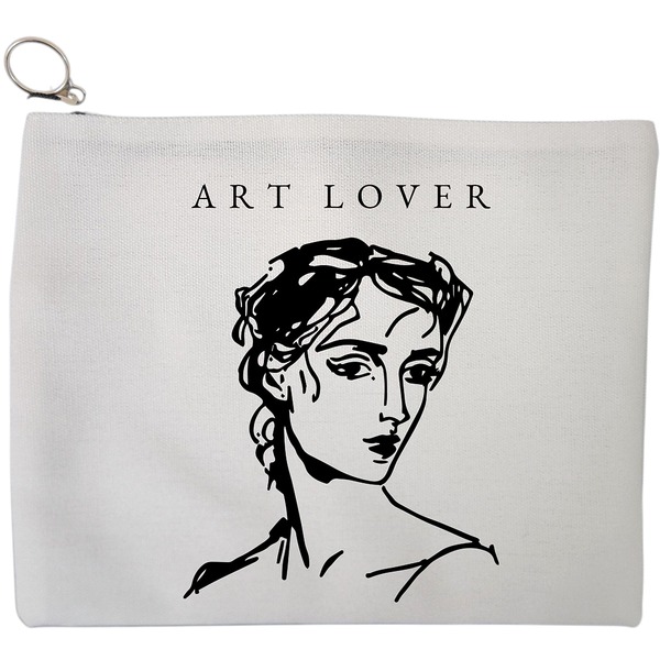 Portfard Cosmetice tip Plic, model Art Lover, 23x18 cm, Alb, BEKZ® 9 Portfard Cosmetice tip Plic model Art Lover 23x18 cm Alb BEKZ®