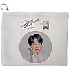 Portfard Cosmetice tip Plic, model BTS Jin, 23x18 cm, Alb, BEKZ® 14 Portfard Cosmetice tip Plic model BTS Jin 23x18 cm Alb BEKZ®
