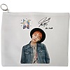 Portfard Cosmetice tip Plic, model BTS Suga 2, 23x18 cm, Alb, BEKZ® 13 Portfard Cosmetice tip Plic model BTS Suga 2 23x18 cm Alb BEKZ®