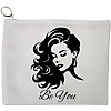 Portfard Cosmetice tip Plic, model Be You 2, 23x18 cm, Alb, BEKZ® 13 Portfard Cosmetice tip Plic model Be You 2 23x18 cm Alb BEKZ®