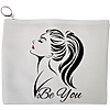 Portfard Cosmetice tip Plic, model Be You, 23x18 cm, Alb, BEKZ® 13 Portfard Cosmetice tip Plic model Be You 23x18 cm Alb BEKZ®
