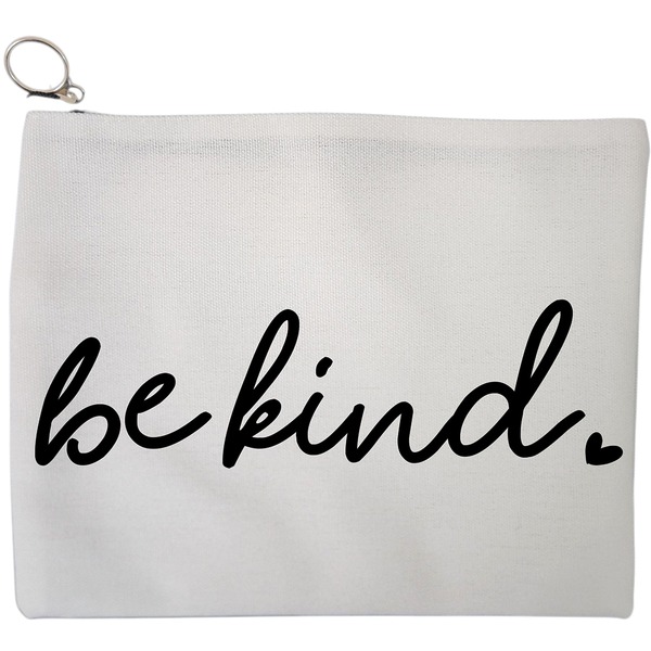 Portfard Cosmetice tip Plic, model Be kind, 23x18 cm, Alb, BEKZ® 9 Portfard Cosmetice tip Plic model Be kind 23x18 cm Alb BEKZ®