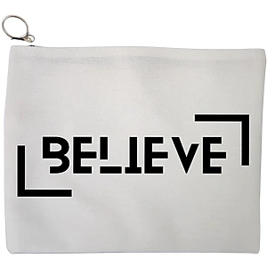 Portfard Cosmetice tip Plic, model Believe, 23x18 cm, Alb, BEKZ®