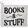 Portfard Cosmetice tip Plic, model Books and Stuff, 23x18 cm, Alb, BEKZ® 13 Portfard Cosmetice tip Plic model Books and Stuff 23x18 cm Alb BEKZ®