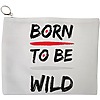 Portfard Cosmetice tip Plic, model Born to be wild, 23x18 cm, Alb, BEKZ® 13 Portfard Cosmetice tip Plic model Born to be wild 23x18 cm Alb BEKZ®