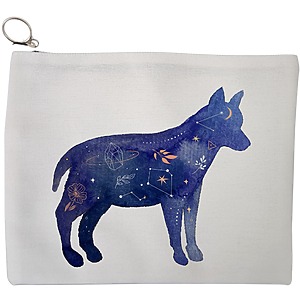 Portfard Cosmetice tip Plic, model Caine Astral, 23x18 cm, Alb, BEKZ®