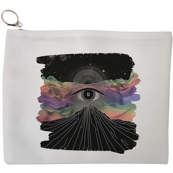 Portfard Cosmetice tip Plic, model Celestial Eye 3, 23x18 cm, Alb, BEKZ® 9 Portfard Cosmetice tip Plic model Celestial Eye 3 23x18 cm Alb BEKZ®