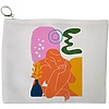 Portfard Cosmetice tip Plic, model Contemplatie Abstracta, 23x18 cm, Alb, BEKZ® 13 Portfard Cosmetice tip Plic model Contemplatie Abstracta 23x18 cm Alb BEKZ®