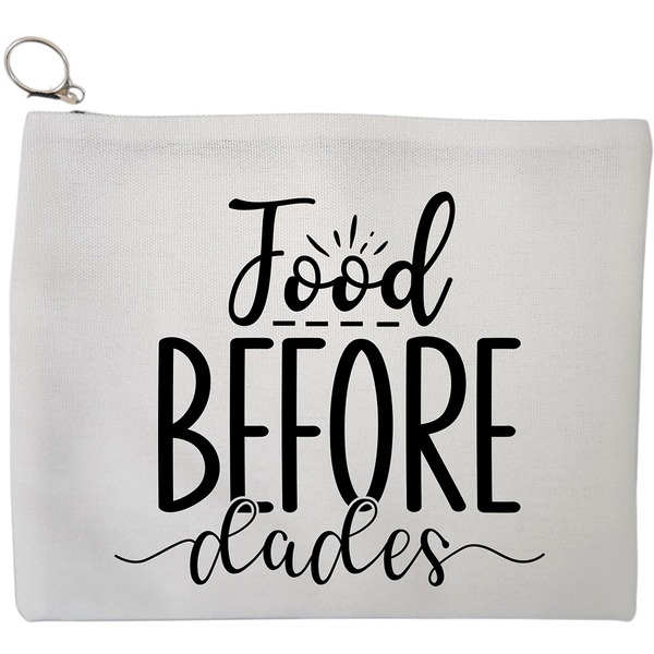 Portfard Cosmetice tip Plic, model Food before dudes, 23x18 cm, Alb, BEKZ® 9 Portfard Cosmetice tip Plic model Food before dudes 23x18 cm Alb BEKZ®