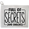 Portfard Cosmetice tip Plic, model Full of secrects and snacks, 23x18 cm, Alb, BEKZ® 13 Portfard Cosmetice tip Plic model Full of secrects and snacks 23x18 cm Alb BEKZ®