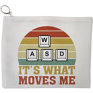 Portfard Cosmetice tip Plic, model Gamer, 23x18 cm, Alb, BEKZ®