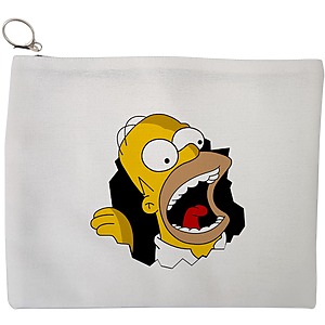 Portfard Cosmetice tip Plic, model Homer, 23x18 cm, Alb, BEKZ®