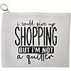Portfard Cosmetice tip Plic, model I could give my shopping, 23x18 cm, Alb, BEKZ® 13 Portfard Cosmetice tip Plic model I could give my shopping 23x18 cm Alb BEKZ®