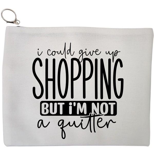 Portfard Cosmetice tip Plic, model I could give my shopping, 23x18 cm, Alb, BEKZ® 9 Portfard Cosmetice tip Plic model I could give my shopping 23x18 cm Alb BEKZ®