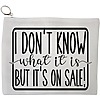 Portfard Cosmetice tip Plic, model I don’t know what it is, but it's on sale!, 23x18 cm, Alb, BEKZ® 13 Portfard Cosmetice tip Plic model I dont know what it is but its on sale 23x18 cm Alb BEKZ®