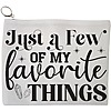 Portfard Cosmetice tip Plic, model Just a few of my favorite things, 23x18 cm, Alb, BEKZ® 13 Portfard Cosmetice tip Plic model Just a few of my favorite things 23x18 cm Alb BEKZ®