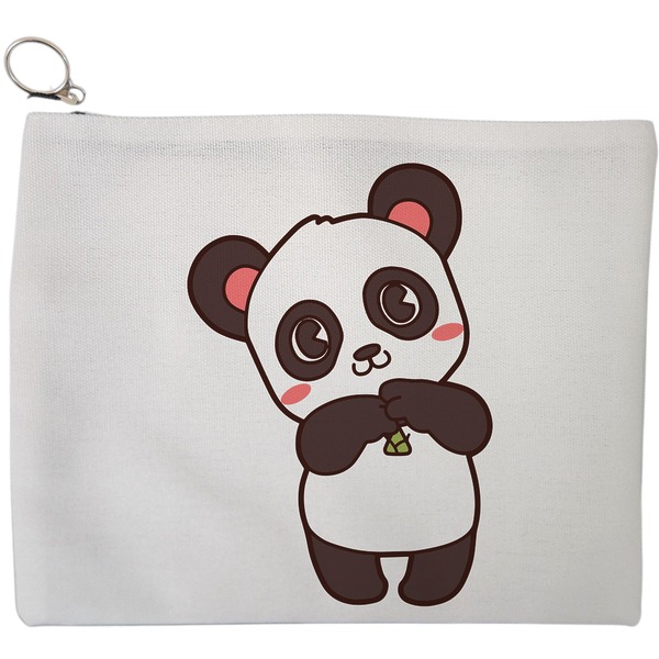 Portfard Cosmetice tip Plic, model Panda Love, 23x18 cm, Alb, BEKZ® 9 Portfard Cosmetice tip Plic model Panda Love 23x18 cm Alb BEKZ®