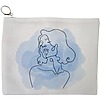 Portfard Cosmetice tip Plic, model Portret Feminin Minimalist, 23x18 cm, Alb, BEKZ® 13 Portfard Cosmetice tip Plic model Portret Feminin Minimalist 23x18 cm Alb BEKZ®