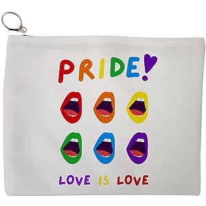 Portfard Cosmetice tip Plic, model Pride, 23x18 cm, Alb, BEKZ®