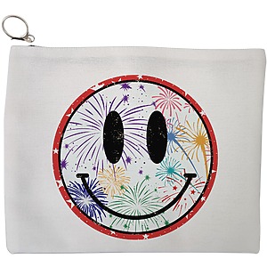 Portfard Cosmetice tip Plic, model Splashy, 23x18 cm, Alb, BEKZ®