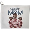 Portfard Cosmetice tip Plic, model Super Mom of Girls, 23x18 cm, Alb, BEKZ® 13 Portfard Cosmetice tip Plic model Super Mom of Girls 23x18 cm Alb BEKZ®