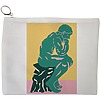 Portfard Cosmetice tip Plic, model The Thinker, 23x18 cm, Alb, BEKZ® 13 Portfard Cosmetice tip Plic model The Thinker 23x18 cm Alb BEKZ®