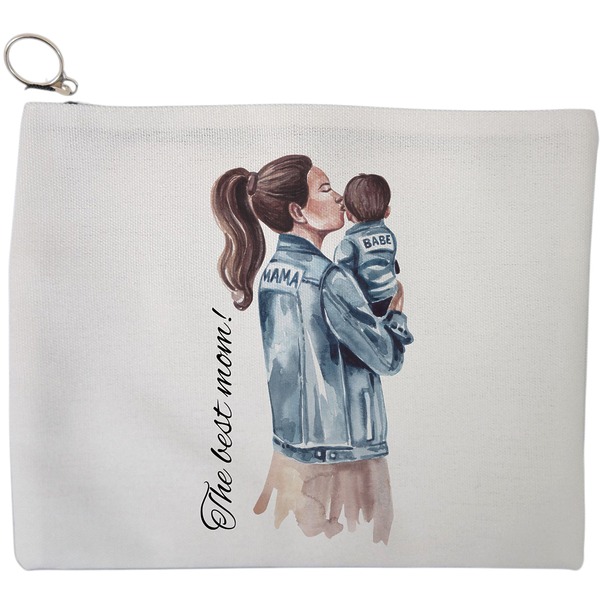 Portfard Cosmetice tip Plic, model The best mom, 23x18 cm, Alb, BEKZ® 9 Portfard Cosmetice tip Plic model The best mom 23x18 cm Alb BEKZ®