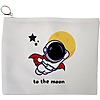 Portfard Cosmetice tip Plic, model To the moon, 23x18 cm, Alb, BEKZ® 13 Portfard Cosmetice tip Plic model To the moon 23x18 cm Alb BEKZ®