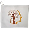 Portfard Cosmetice tip Plic, model Tree and Faces, 23x18 cm, Alb, BEKZ® 13 Portfard Cosmetice tip Plic model Tree and Faces 23x18 cm Alb BEKZ®